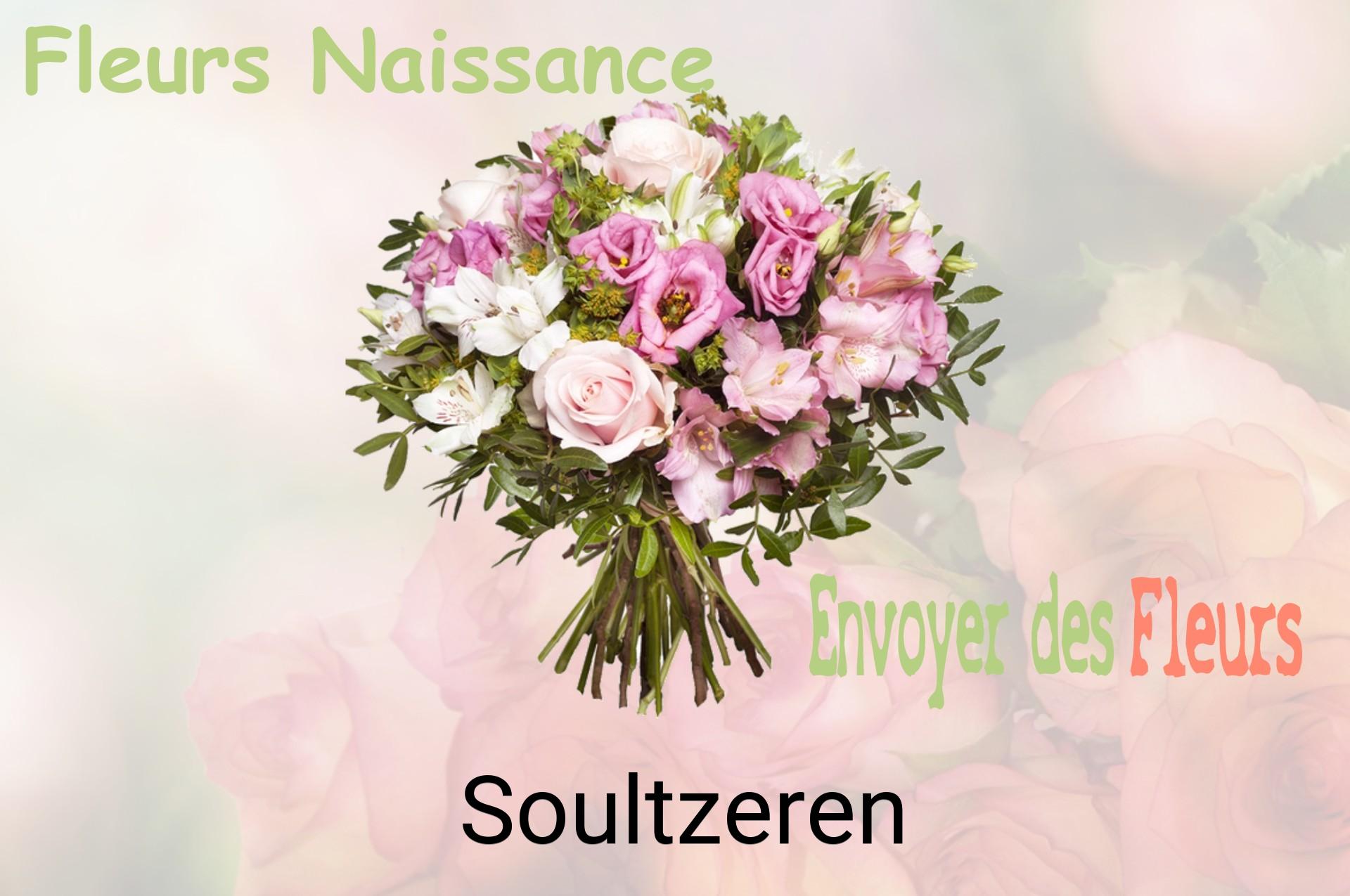 Bouquet de fleurs de naissance livré à Soultzeren